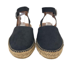 將圖片載入圖庫檢視器 MARGARET HOWELL マーガレットハウエル エスパドリーユ フラットサンダル レザー ネイビー 24cm【中古】【新品同様】【美品】レディース
