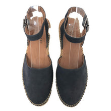 將圖片載入圖庫檢視器 MARGARET HOWELL マーガレットハウエル エスパドリーユ フラットサンダル レザー ネイビー 24cm【中古】【新品同様】【美品】レディース
