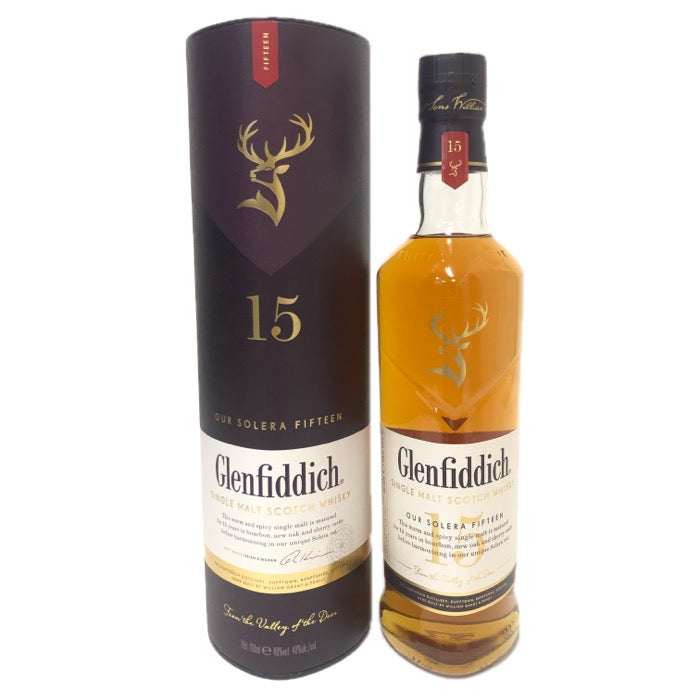 Glenfiddich グレンフィディック 15年 ソレラリザーヴ 未開栓 700ml 40度 シングルモルト スコッチ ウイスキー【中古】【新品同様】