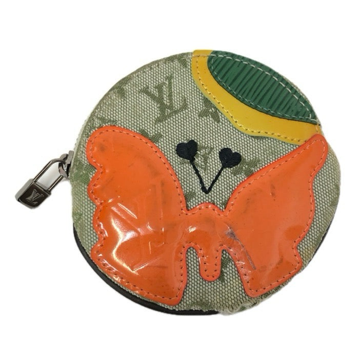 LOUIS VUITTON ルイ・ヴィトン コインケース コントドゥフェ ポルトモネ ロン M92271 モノグラムミニキャンバス カーキ【中古】レディース