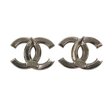 將圖片載入圖庫檢視器 CHANEL シャネル ココマーク ピアス ラインストーン シルバー 15P刻印【中古】レディース
