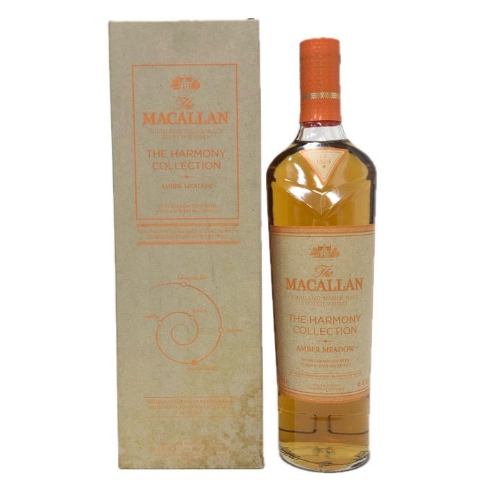 The Macallan ザ マッカラン ハーモニーコレクション アンバーメドウ 未開栓 700ml 44度 箱付 ハイランド シングルモルト スコッチウイスキー【中古】【新品同様】