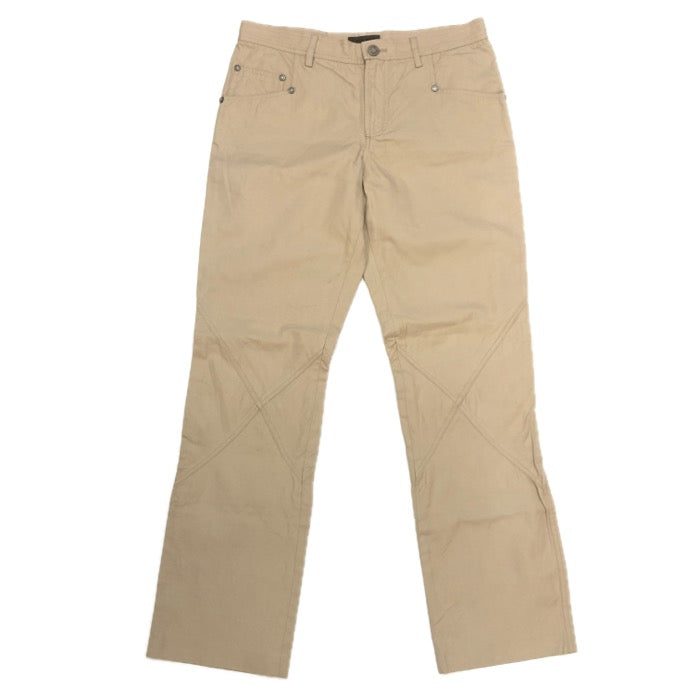 LOEWE ロエベ パンツ コットン×シルク ライトブラウン サイズ38(M相当)【中古】 レディース