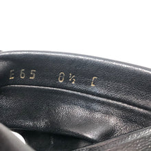 画像をギャラリービューアに読み込む, Salvatore Ferragamo フェラガモ トングサンダル レザー ブラック 7cmヒール サイズ8.5(25.5cm相当)【中古】 レディース 大きいサイズ
