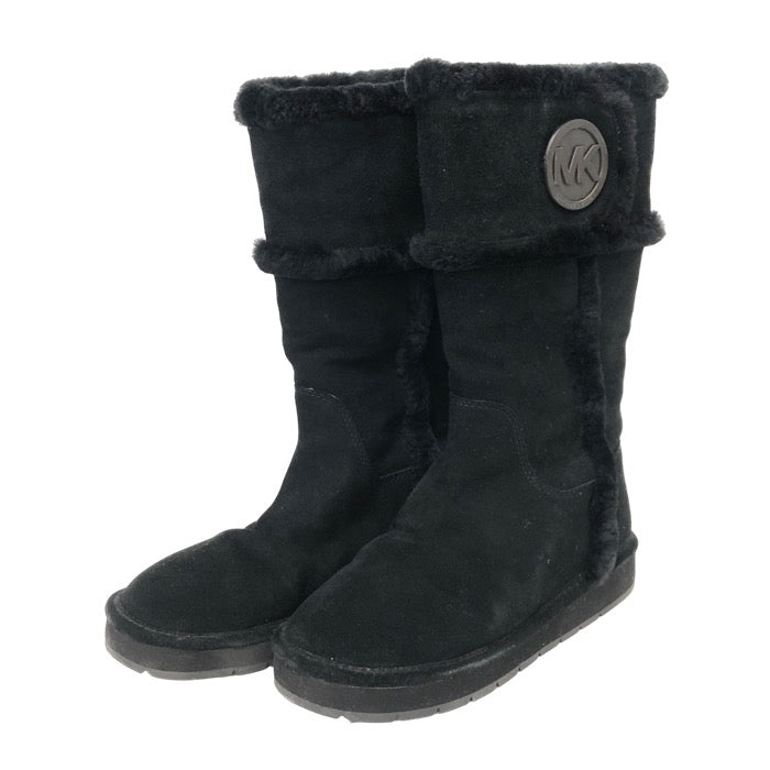 Michael Kors マイケルコース ムートンブーツ ブラック サイズ8(25cm相当)【中古】 レディース