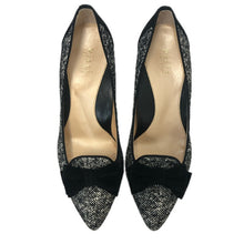 이미지를 갤러리 뷰어에 로드 , Pitti ピッティ ポインテッドトゥ リボン パンプス スウェード ブラック 7cmヒール 24cm【中古】【新品同様】【美品】レディース
