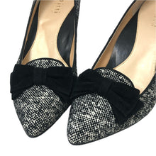 이미지를 갤러리 뷰어에 로드 , Pitti ピッティ ポインテッドトゥ リボン パンプス スウェード ブラック 7cmヒール 24cm【中古】【新品同様】【美品】レディース
