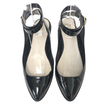 画像をギャラリービューアに読み込む, ELIN エリン アンクルストラップ ミュール レザー ブラック 3cmヒール サイズ38(24.5cm相当)【中古】 レディース
