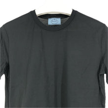 画像をギャラリービューアに読み込む, PRADA プラダ カットソー 半袖Ｔシャツ コットン ブラック XLサイズ【中古】【美品】レディース
