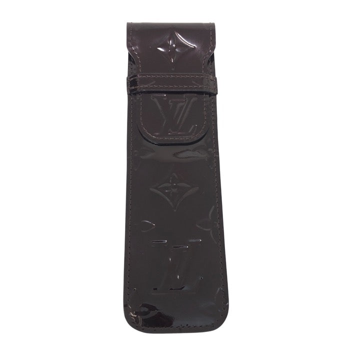 LOUIS VUITTON ルイ・ヴィトン ペンケース 筆箱 モノグラム・ヴェルニ アラマント(ボルドー系)【中古】