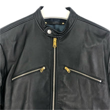画像をギャラリービューアに読み込む, Paul Smith ポール・スミス シングルライダースジャケット PF-99242-78117 ラムレザー ブラック Mサイズ【中古】 メンズ
