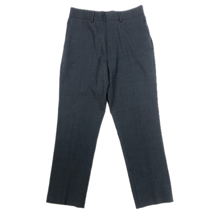 Paul Smith ポール・スミス ウールシアサッカーテーパード トラウザーズ パンツ PF-44002-78245 ネイビー Lサイズ【中古】メンズ