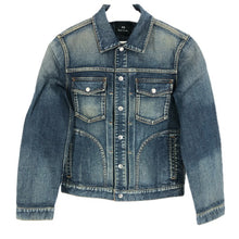 画像をギャラリービューアに読み込む, PS Paul Smith ピーエス ポールスミス デニムジャケット コットン インディゴブルー Mサイズ【中古】 メンズ

