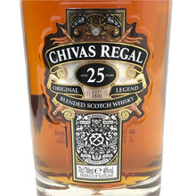 Load image into Gallery viewer, Chivas Regal シーバスリーガル 25年 未開栓 700ml 40度 箱付 ブレンデッドスコッチウイスキー【中古】【新品同様】
