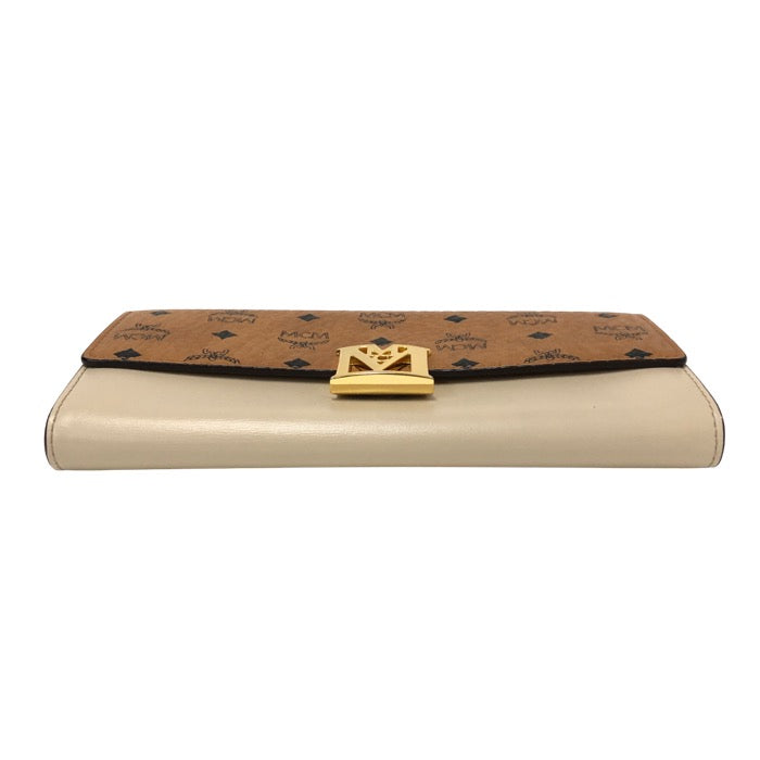 MCM エムシーエム チェーンウォレット Travia ヴィセトス レザーミックス ベージュ×ブラウン クロスボディ対応【中古】【美品】レディース 楽天市場】MCM エムシーエム ヴィセトス Tracy クロスボディバッグ