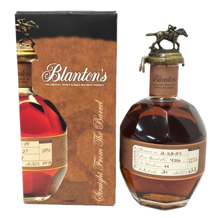 Blanton's ブラントン ストレート・フロム・ザ・バレル 700ml 68.3度 箱付 未開封 バーボンウイスキー【中古】【新品同様】