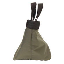 画像をギャラリービューアに読み込む, Herve Chapelier エルベ・シャプリエ 舟形 トートバッグ キャンバス カーキ×ブラウン【中古】 レディース
