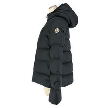 画像をギャラリービューアに読み込む, MONCLER モンクレール Beulah ダウンジャケット フード付き ブラック サイズ14A(レディースS-M相当)【中古】【新品同様】【美品】大人着用可 ガールズ

