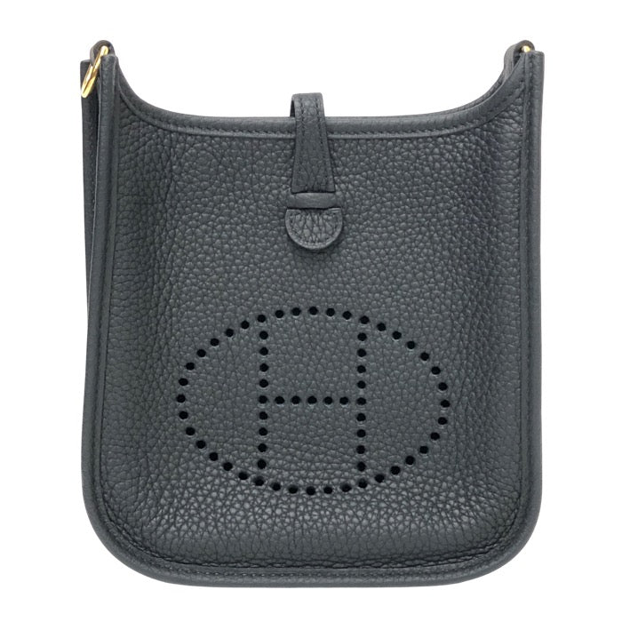 HERMES エルメス エヴリン16 TPM ショルダーバッグ トリヨンクレマンス ブラック Y刻印 ゴールド金具【中古】【美品】レディース