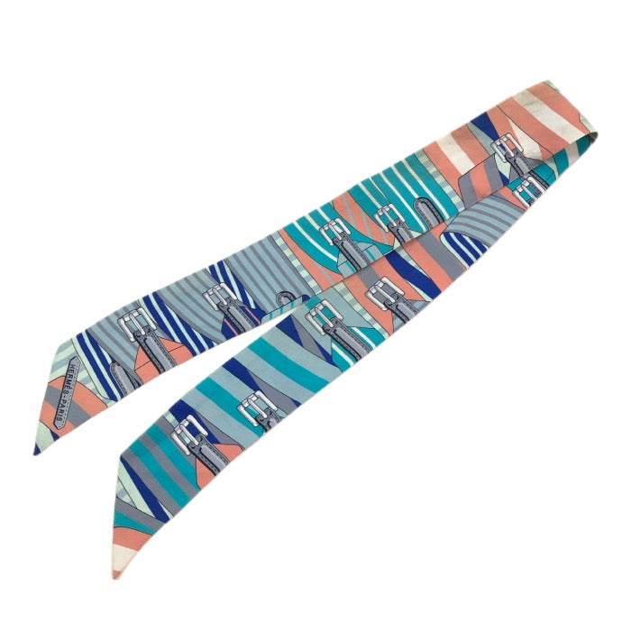 HERMES エルメス ツイリー スカーフ シルク マルチカラー【中古】 レディース