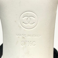 画像をギャラリービューアに読み込む, CHANEL シャネル ココマーク G38684 サンダル パテントレザー ブラック 9.5cmヒール サイズ37.5(24cm相当)【中古】レディース
