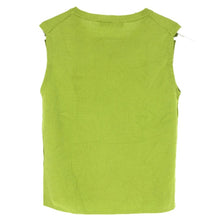 將圖片載入圖庫檢視器 M.I.D. エム・アイ・ディー ノースリーブ ニットカットソー レーヨン混 グリーン サイズ38(M相当)【中古】 レディース
