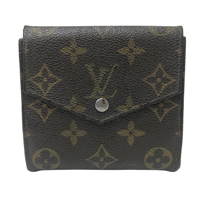LOUIS VUITTON ルイ・ヴィトン ポルトモネ ビエ カルトクレディ 旧型 M61660 二つ折り財布 モノグラムキャンバス【中古】レディース