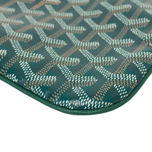 画像をギャラリービューアに読み込む, GOYARD ゴヤール クラッチバッグ ヘリンボーン柄 セナPM ポーチ ゴヤールディンキャバス グリーン【中古】 ユニセックス
