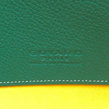 画像をギャラリービューアに読み込む, GOYARD ゴヤール クラッチバッグ ヘリンボーン柄 セナPM ポーチ ゴヤールディンキャバス グリーン【中古】 ユニセックス
