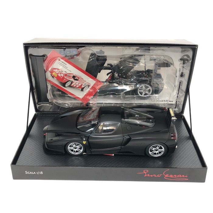 BBR ミニカー スケールモデル 1/18 エンツォ フェラーリ Ferrari Enzo Test Monza 2003 世界限定999台 マットブラック【中古】【美品】