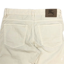 画像をギャラリービューアに読み込む, BURBERRY BLACK LABEL バーバリーブラックレーベル コーデュロイパンツ D1R10-216-03 コットン ホワイト サイズ76(S-M相当)【中古】メンズ
