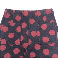 画像をギャラリービューアに読み込む, RED EAR レッドイヤー ショートパンツ ドット柄 コットン ネイビー×ワインレッド Mサイズ【中古】メンズ
