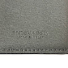 画像をギャラリービューアに読み込む, BOTTEGAVENETA ボッテガヴェネタ イントレチャート 三つ折り財布 ブラック【中古】ユニセックス
