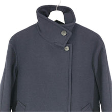 画像をギャラリービューアに読み込む, green label relaxing グリーンレーベルリラクシング ソフトメルトン スタンドカラーコート 3625-126-1974 ウール ネイビー サイズ36(S相当)【中古】【美品】レディース

