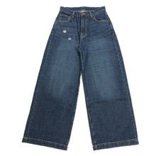 画像をギャラリービューアに読み込む, Spick and Span スピックアンドスパン 5 1/2 BUGGY DENIM ワイド デニムパンツ コットン インディゴ サイズ27(M相当)【中古】レディース
