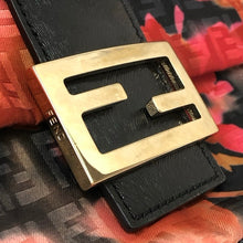 将图片加载到图库查看器，FENDI フェンディ ズッキーノ柄 ミニマンマバケット 8BR180-CT7 ハンドバッグ キャンバス×レザー レッド系【中古】レディース
