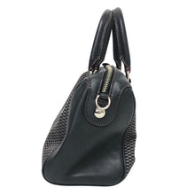 画像をギャラリービューアに読み込む, COACH コーチ エクスプローデッドレップス ベネット ミニ サッチェル 2WAY ハンドバッグ F57242 レザー×キャンバス ブラック【中古】レディース
