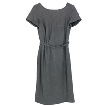 이미지를 갤러리 뷰어에 로드 , Weekend Max Mara ウィークエンド マックスマーラ ベルト付き 半袖 ワンピース ウール×シルク ブラック サイズ42(L-XL相当)【中古】レディース
