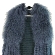 이미지를 갤러리 뷰어에 로드 , True Trussardi Steele トゥルー トラサルディ スティーレ ニットジレ ベスト ブルー【中古】 レディース
