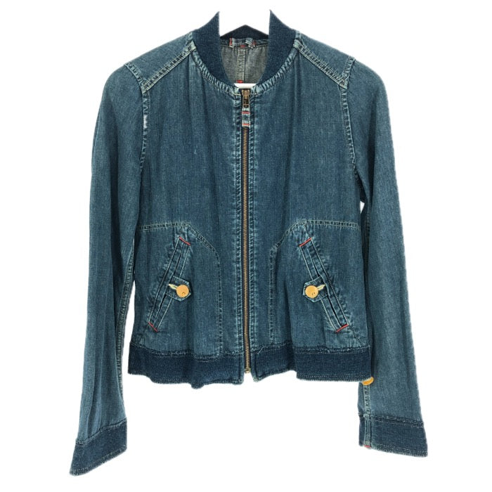 美品【4.4万】pallas palace/パラスパレス デニムブルゾン Pal'las Palace パラスパレス ジップアップ ブルゾン デニムジャケット