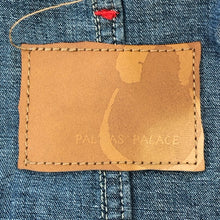 이미지를 갤러리 뷰어에 로드 , Pal&#39;las Palace パラスパレス ジップアップ ブルゾン デニムジャケット コットン インディゴ サイズ3(L相当)【中古】レディース
