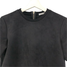 将图片加载到图库查看器，ZARA ザラ バックファスナー 半袖 カットソー ブラック サイズ28(L相当)【中古】 レディース
