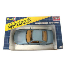 画像をギャラリービューアに読み込む, Revell レベル 1/18 1990 Mercedes-Benz 500SL メルセデス・ベンツ マスターピーシーズ ブルー系【中古】
