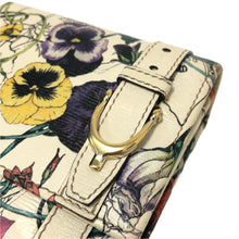 画像をギャラリービューアに読み込む, GUCCI グッチ フローラ 花柄 309760 長財布 レザー アイボリー【中古】 レディース
