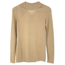 画像をギャラリービューアに読み込む, HERMES エルメス フリル プルオーバー シルクニット マルジェラ期 ブラウン系 サイズ34(XS-S相当)【中古】 レディース
