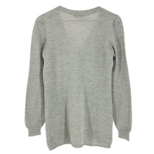画像をギャラリービューアに読み込む, JIL SANDER ジルサンダー ニット カーディガン ウール グレー サイズ36(S相当)【中古】 レディース
