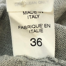 画像をギャラリービューアに読み込む, JIL SANDER ジルサンダー ニット カーディガン ウール グレー サイズ36(S相当)【中古】 レディース

