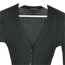 画像をギャラリービューアに読み込む, SWINS SWING スウィンスウィング ニットカーディガン カシミヤ×シルク ブラック サイズ40(L相当)【中古】 レディース
