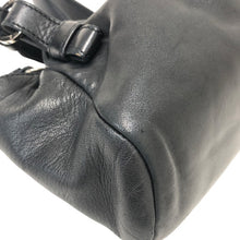 画像をギャラリービューアに読み込む, LOEWE ロエベ アナグラムロゴ金具 ショルダーバッグ ナッパレザー ブラック【中古】 レディース
