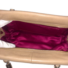 画像をギャラリービューアに読み込む, COACH コーチ マディソン 25169 マデリン イースト ウェスト サッチェル スモール 2WAY ショルダーバッグ レザー ベージュ【中古】レディース
